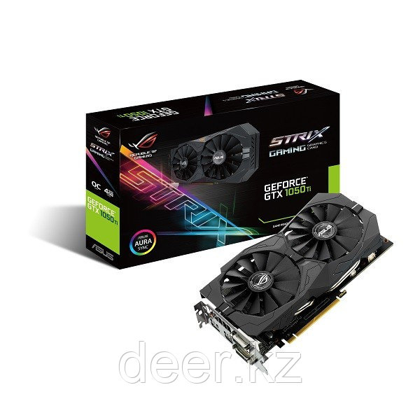 Видеокарта Asus STRIX-GTX1050TI-O4G-GAMING GeForce GTX 1050 90YV0A30-M0NA00