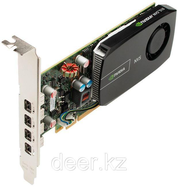 Профессиональная видеокарта PNY NVIDIA NVS 510 2Gb DDR3 PCI-E 128Bit 4xMini-DP Low Profile VCNVS510DVI-PB