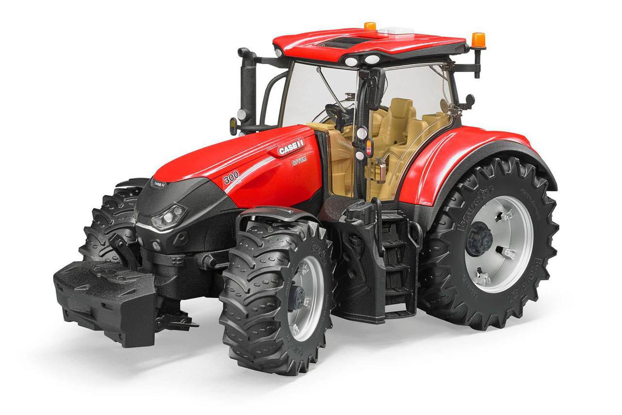 Трактор Case IH Optum 300 CVX с прицепом Krampe Tandem-Halfpipe