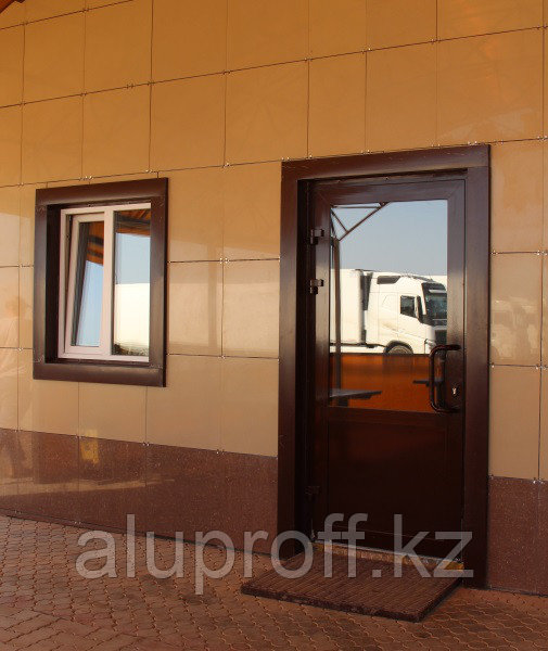 Алюминиевые входные двери - фото 1 - id-p42515210