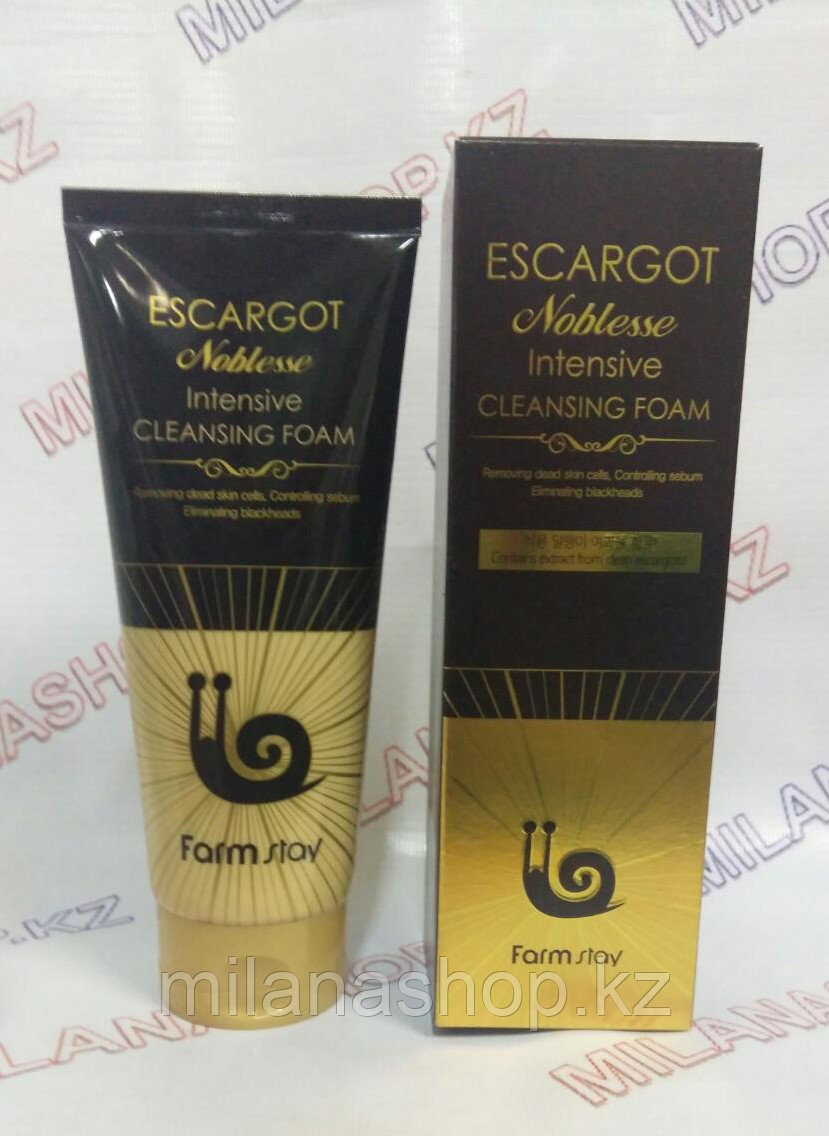 Farm Stay Escargot Noblesse Intensive Cleansing Foam - Интенсивная восстанавливающая пенка с экстрактом улитки