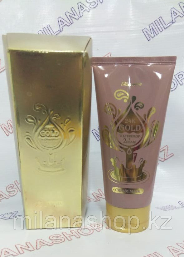 Elizavecca 24K Gold Waterdrop Cream Mask - Маска для лица, с 24 К золотом, антивозрастная