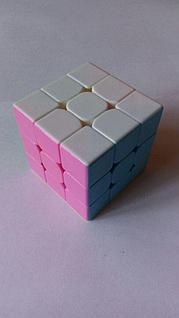 Кубик 3х3х3 Guanlong розовый, Yongjuntoys