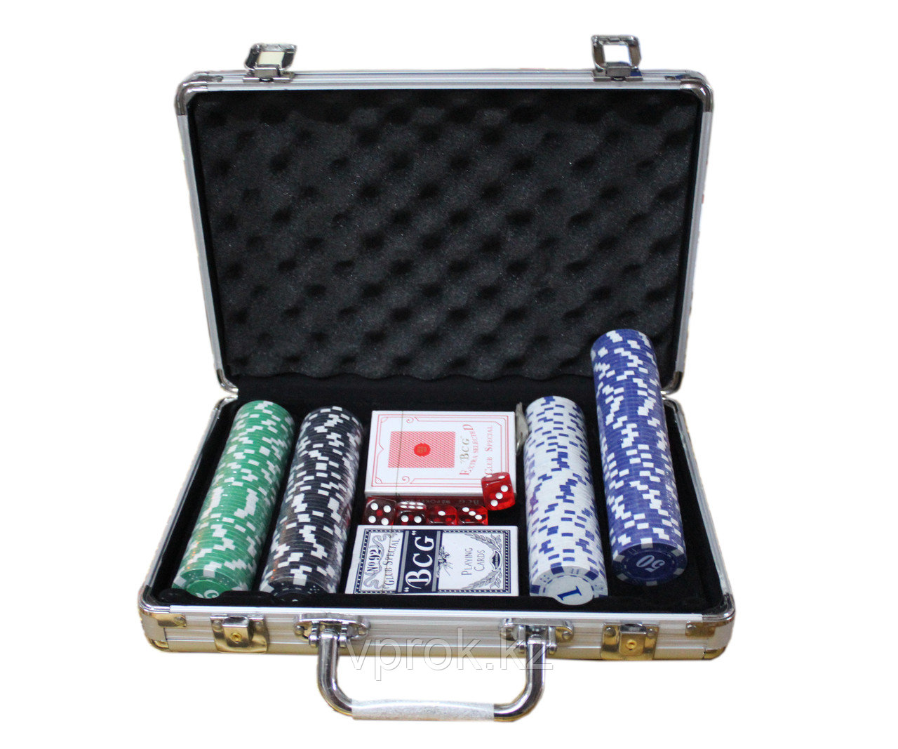 Набор для покера POKER GAME SET, 200 фишек
