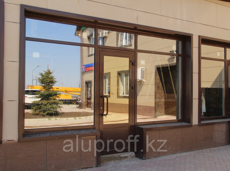 Установка алюминиевых дверей в Казахстане - фото 3 - id-p45466212