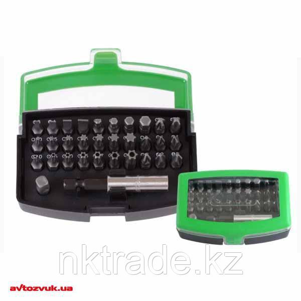 Набор вставок (бит) 1/4", TORX, HEX, PZ, PH, SLOT, 32 предмета