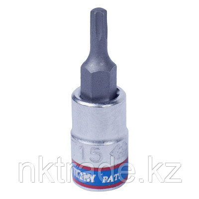 Насадка (бита) торцевая 1/4", TORX Т15-Т40