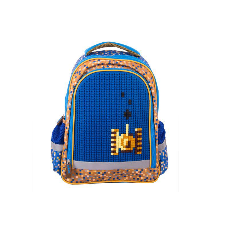 Рюкзак школьный с пикси-дотами (синий)