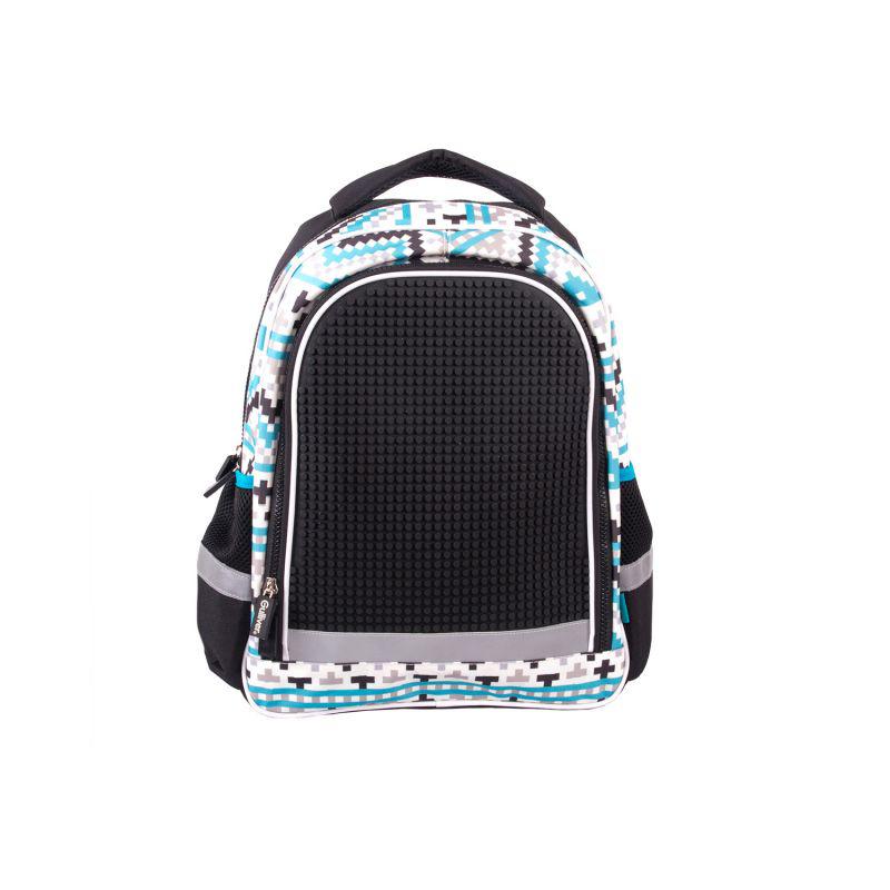 Рюкзак школьный с пикси-дотами (черный)