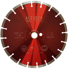 Сегментный алмазный диск по граниту 400 мм ALEXDIA