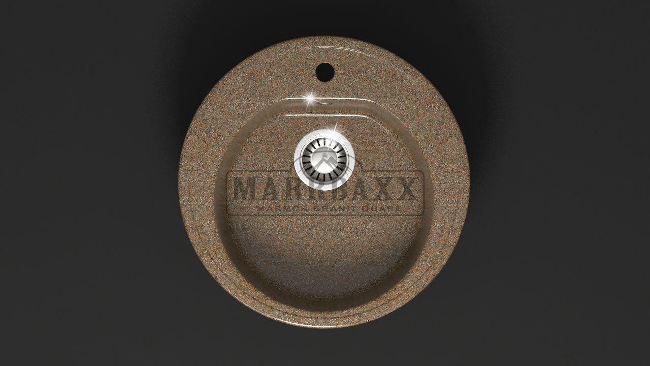 Мойка кухонная Marbaxx Черая Z3,цвет терракот