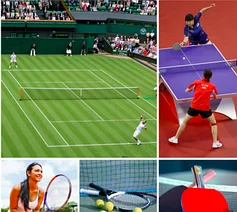 Теннис, большой и настольный