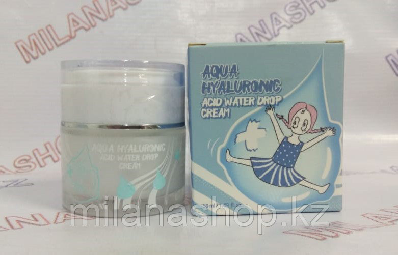 Elizavecca Aqua Hyaluronic Acid Water Drop Cream - Увлажняющий крем для лица с гиалуроновой кислотой
