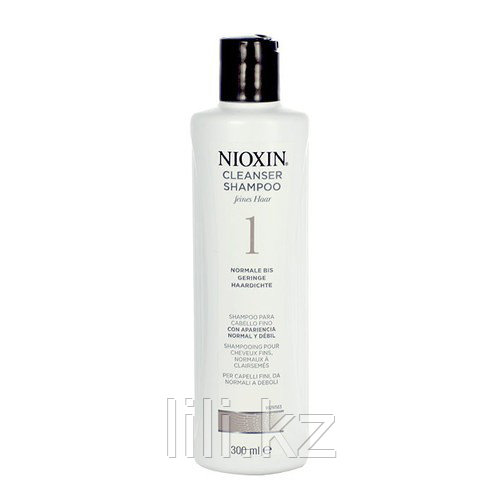 Шампунь очищающий Nioxin Cleanser Shampoo System 1, 300 мл.