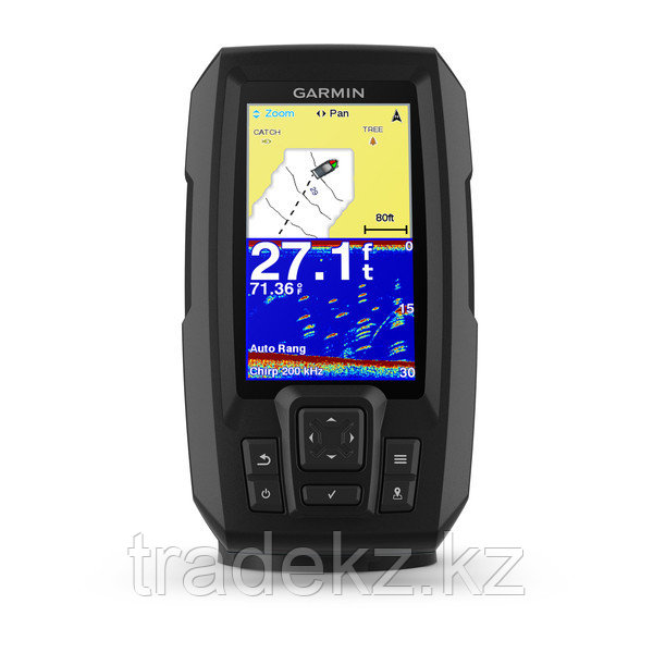 Эхолот с GPS навигатором Garmin Striker Plus 4 Worldwide w/Dual Beam (010-01870-01) - фото 1 - id-p53341174