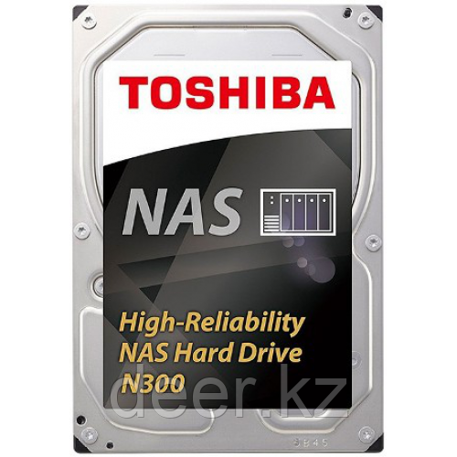 Жесткий диск Toshiba N300 4Tb NAS HDWQ140UZSVA SATA3 6.0Gb/s 3.5" 7200rpm 128Mb