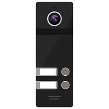 FANTASY 2 BLACK - Панель вызова видеодомофона на 2-х абонентов (цвет - чёрный).