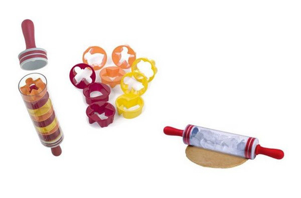 Скалка с формочками ROLL AND STORE PIN