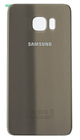 Задняя Крышка Samsung S6 EDGE, цвет золотой, фото 1