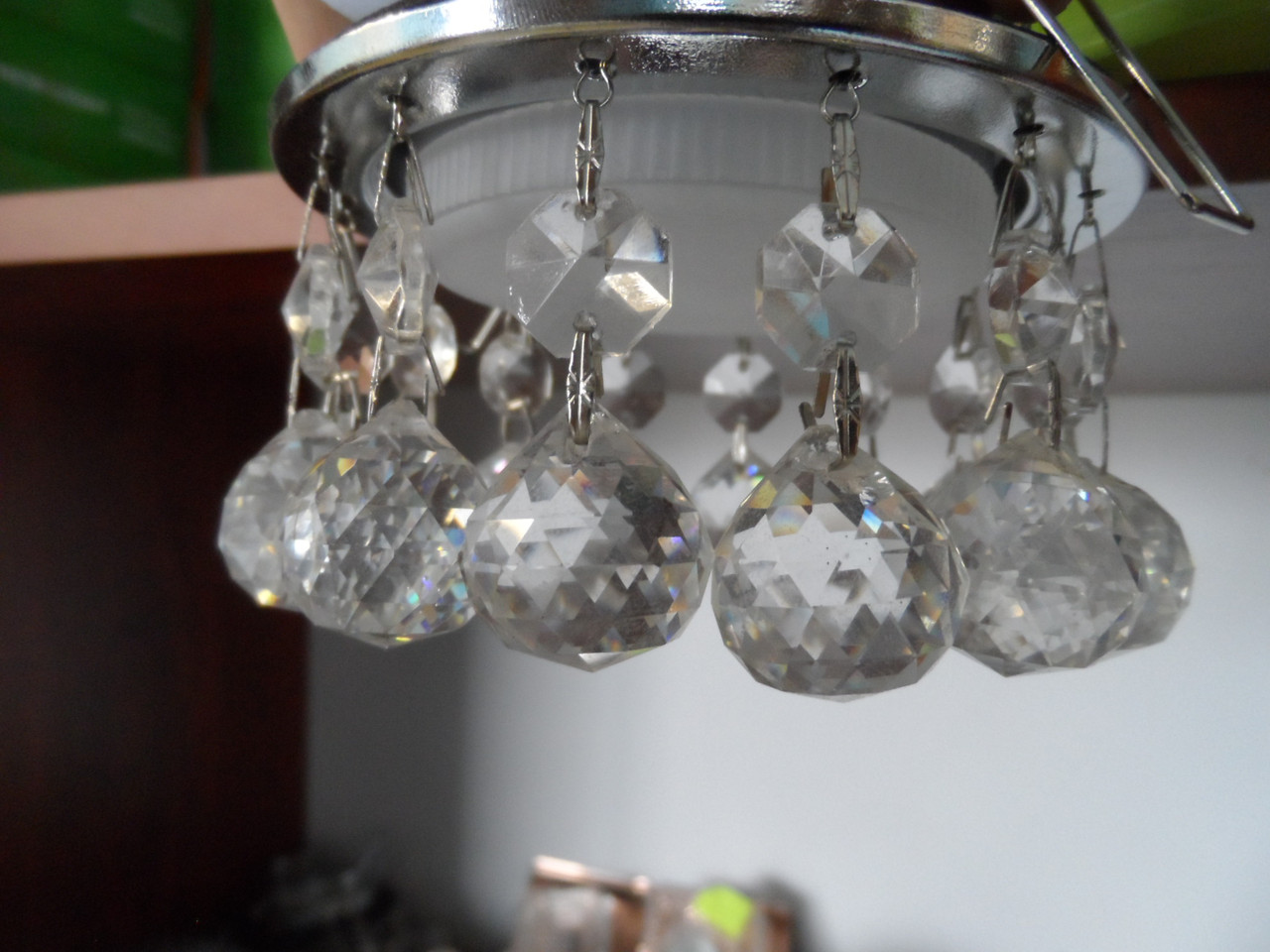 Софит диодный LED GX 53 стеклянные-шарики хром - фото 1 - id-p53447744