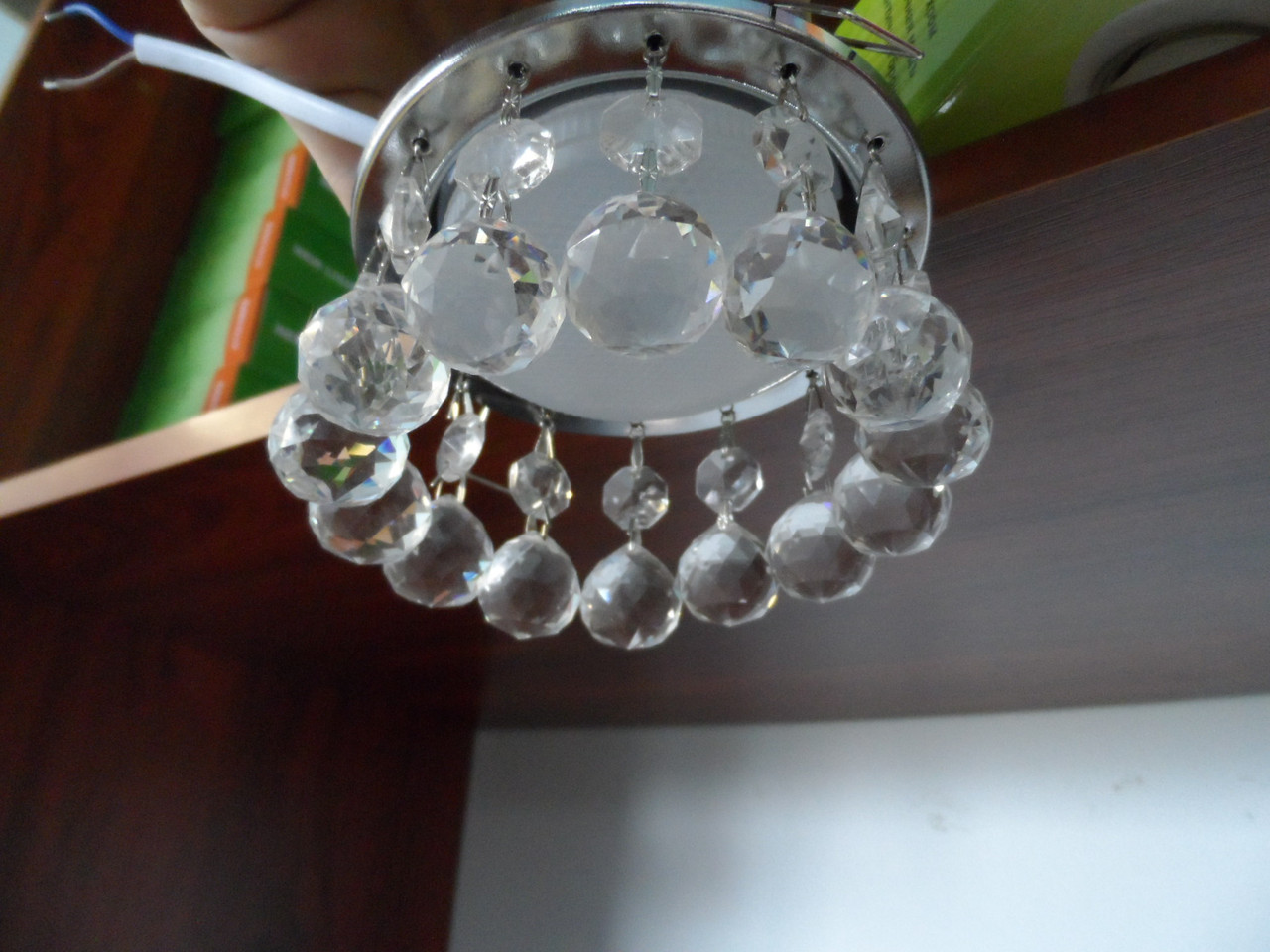 Софит диодный LED GX 53 стеклянные-шарики хром - фото 2 - id-p53447744