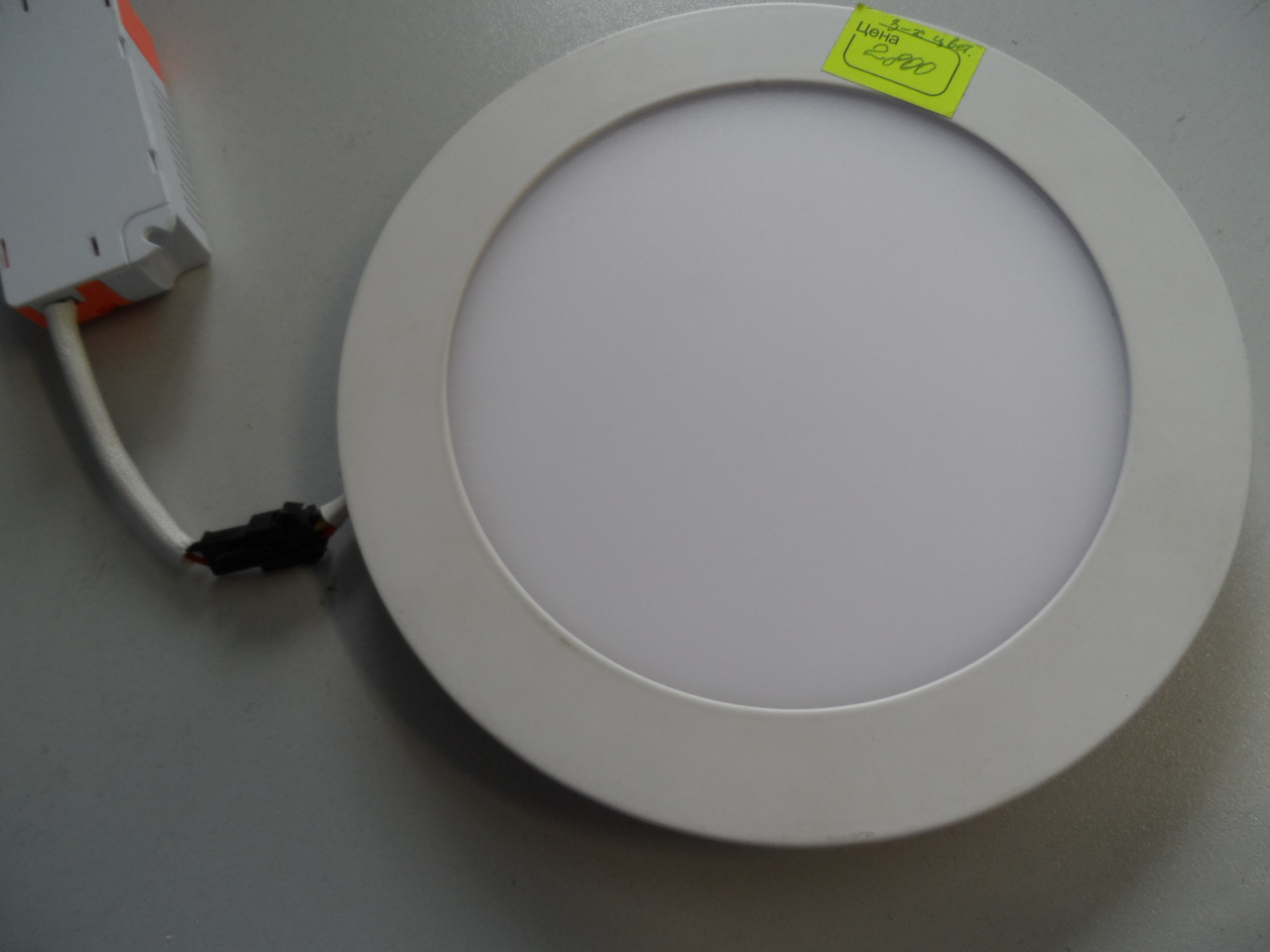 Софит диодный LED панель 12 ватт белый - фото 2 - id-p53448326
