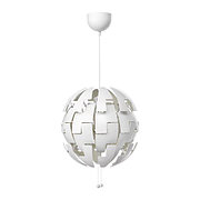 Светильник подвесной ИКЕА ПС 2014 белый 35 см.