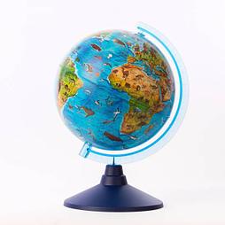 Глобус зоогеографический Детский диаметр 21 см