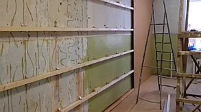 Облицовка стен панелями МДФ