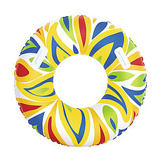Надувной круг для плавания "Splash Swim Tube" 107 см с ручками, Bestway 36053, фото 2