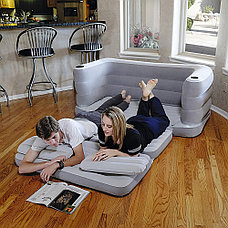Надувной диван раскладной 200x160x64 см + подушки, Bestway 75063, фото 2
