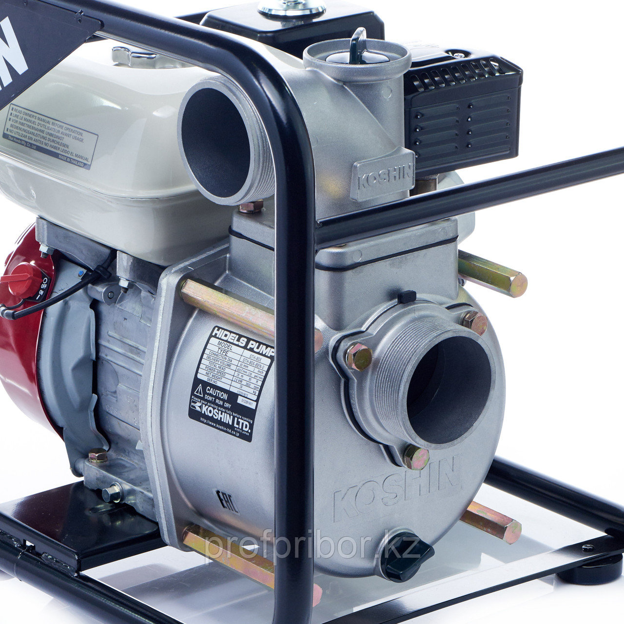 Бензиновая мотопомпа для средне-загрязненных вод Koshin STH-80X - фото 5 - id-p53308686