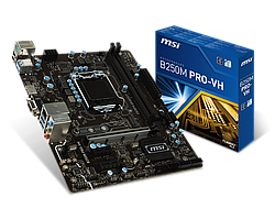 Материнская плата MSI B250M PRO-VH LGA-1151 B250M PRO-VH