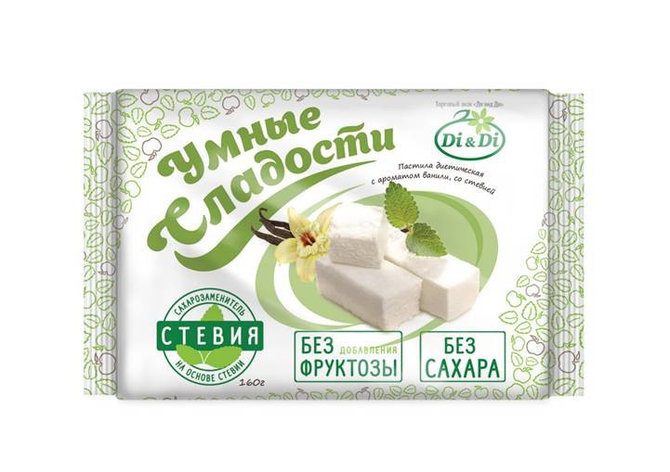 Пастила «Умные сладости» ванильная 160г, фото 1
