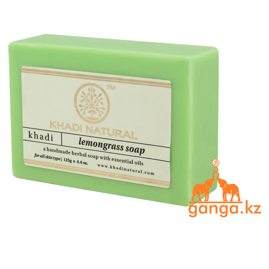 Мыло с Лемонграссом (Lemongrass Soap KHADI), 125 гр - фото 1 - id-p53488986