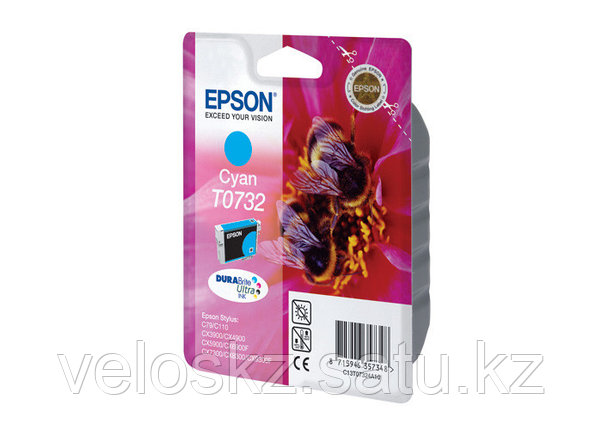 Картридж Epson C13T10524A10 (0732) C79/CX3900/4900/5900 голубой, фото 2