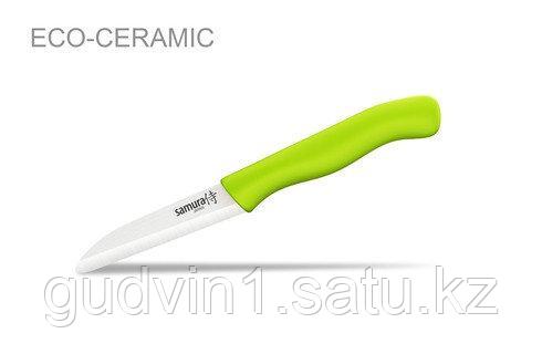 НОЖ КЕРАМИЧЕСКИЙ КУХОННЫЙ ФРУНОЖИК SAMURA ECO-CERAMIC SC-0011GRN