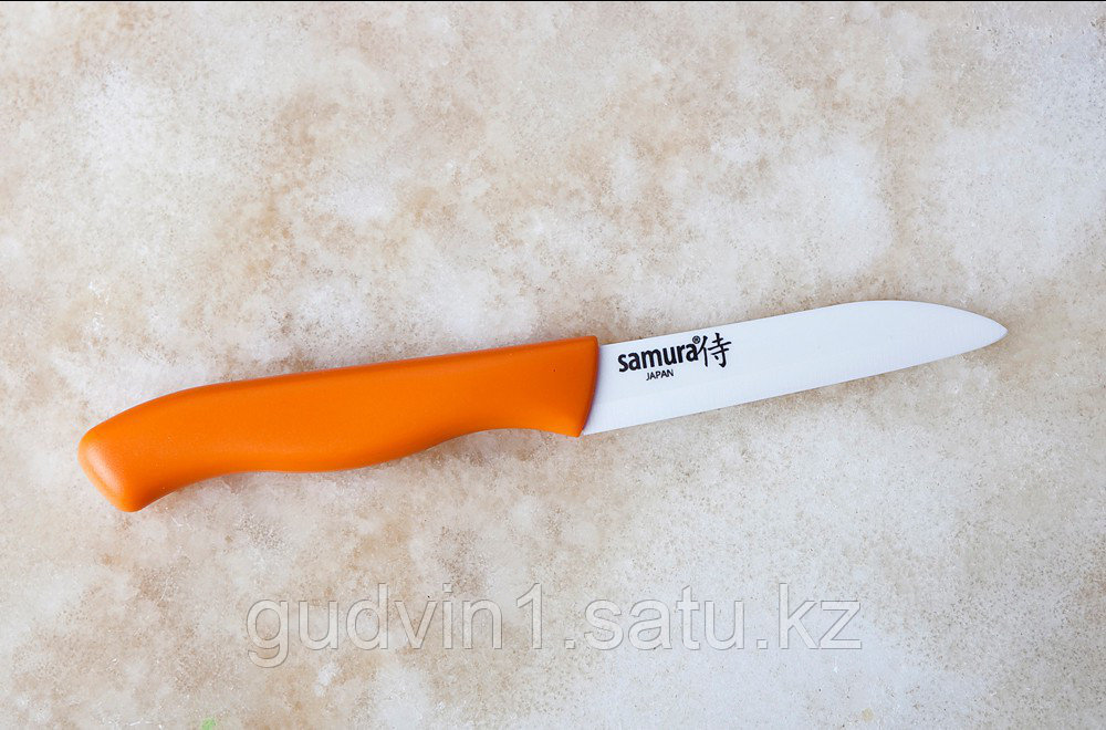 Нож керамический кухонный фроножик Samura Eco-Ceramic SC-0011ORG