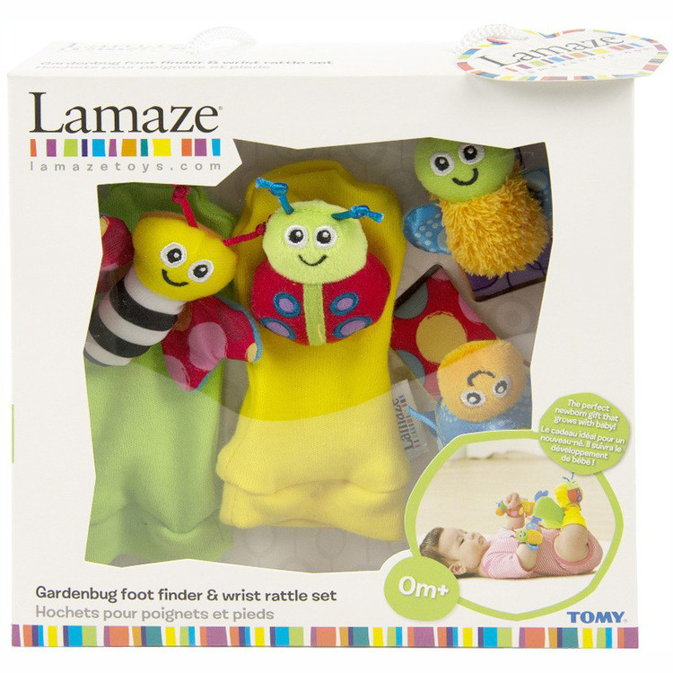 Lamaze Набор для малышей "Погремушки на запястья и носочки с погремушками"