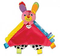 Lamaze Погремушка-платочек "Зайка Белла"