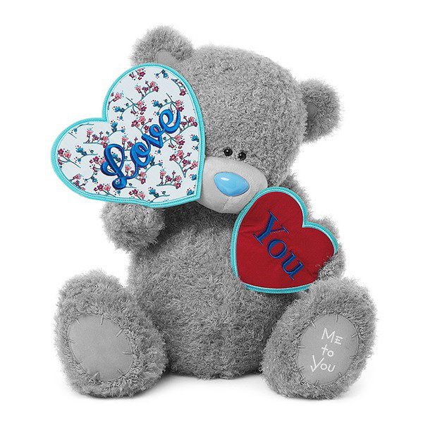Мягкая игрушка "Me to You" Мишка Тедди с сердечками, 61 см