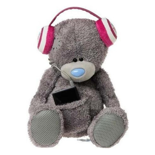 Мягкая игрушка "Me to You" Мишка Тедди с аудиоколонками, 34 см