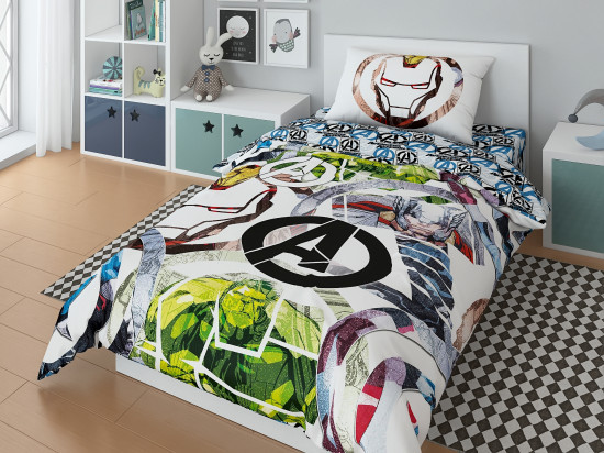 Комплект постельного белья, Marvel "Команда А"