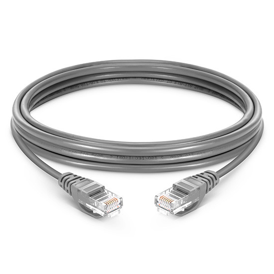 ITK Коммутационный шнур (патч-корд), кат.6А S/FTP, LSZH, 10м, серый