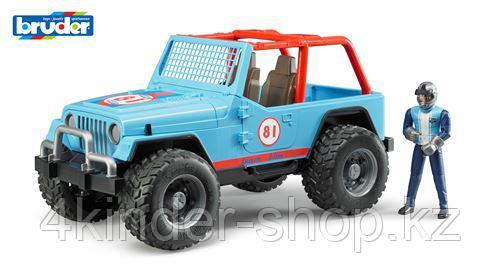 Внедорожник Cross Country Racer синий с гонщиком