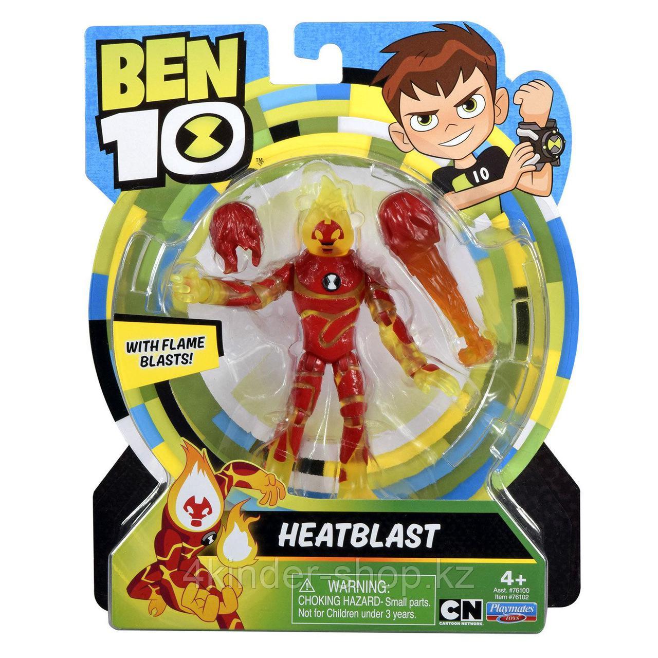 Ben 10 Фигурка 12.5 см Человек-огонь 76102 - фото 5 - id-p53522464