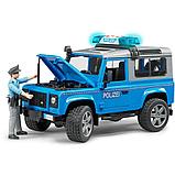 Внедорожник Land Rover Defender Station Wagon Полицейская с фигуркой, фото 2