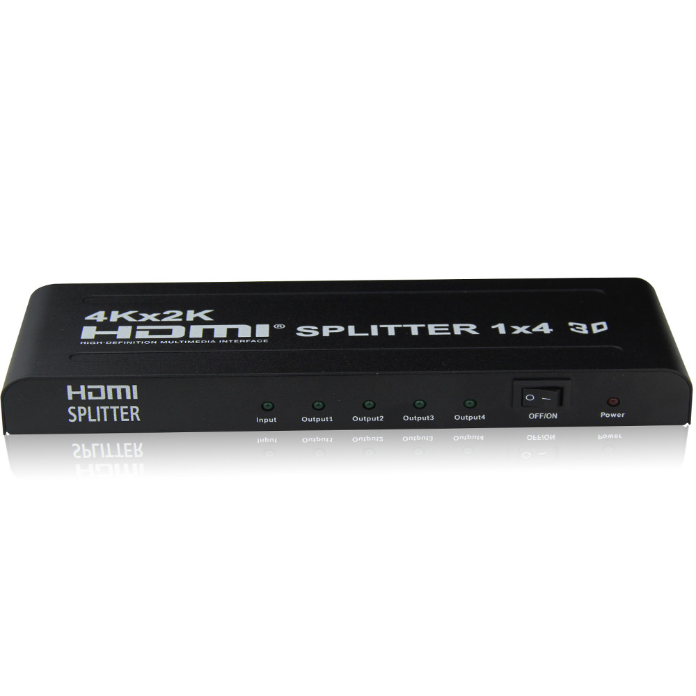 HDMI SPLITTER 4PORT 4K - фото 1 - id-p53557585