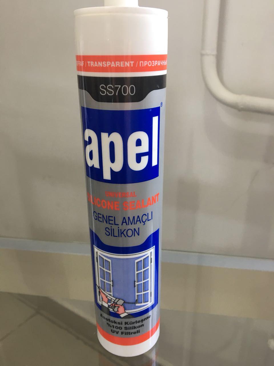 Силиконовый герметик APEL прозрачный