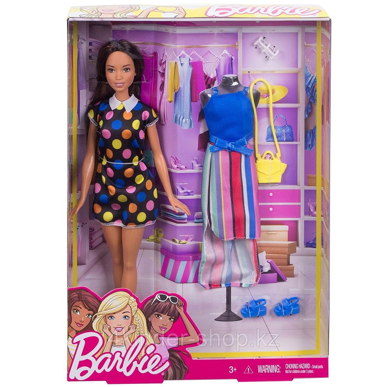 Barbie FFF60 Модные наборы. Брюнетка